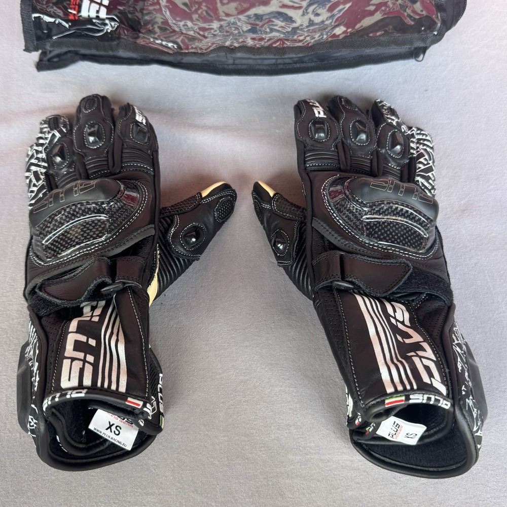 Size XS - Plus Racing‎ Gear Predator Motorcycle Gloves Gauntlet Gloves